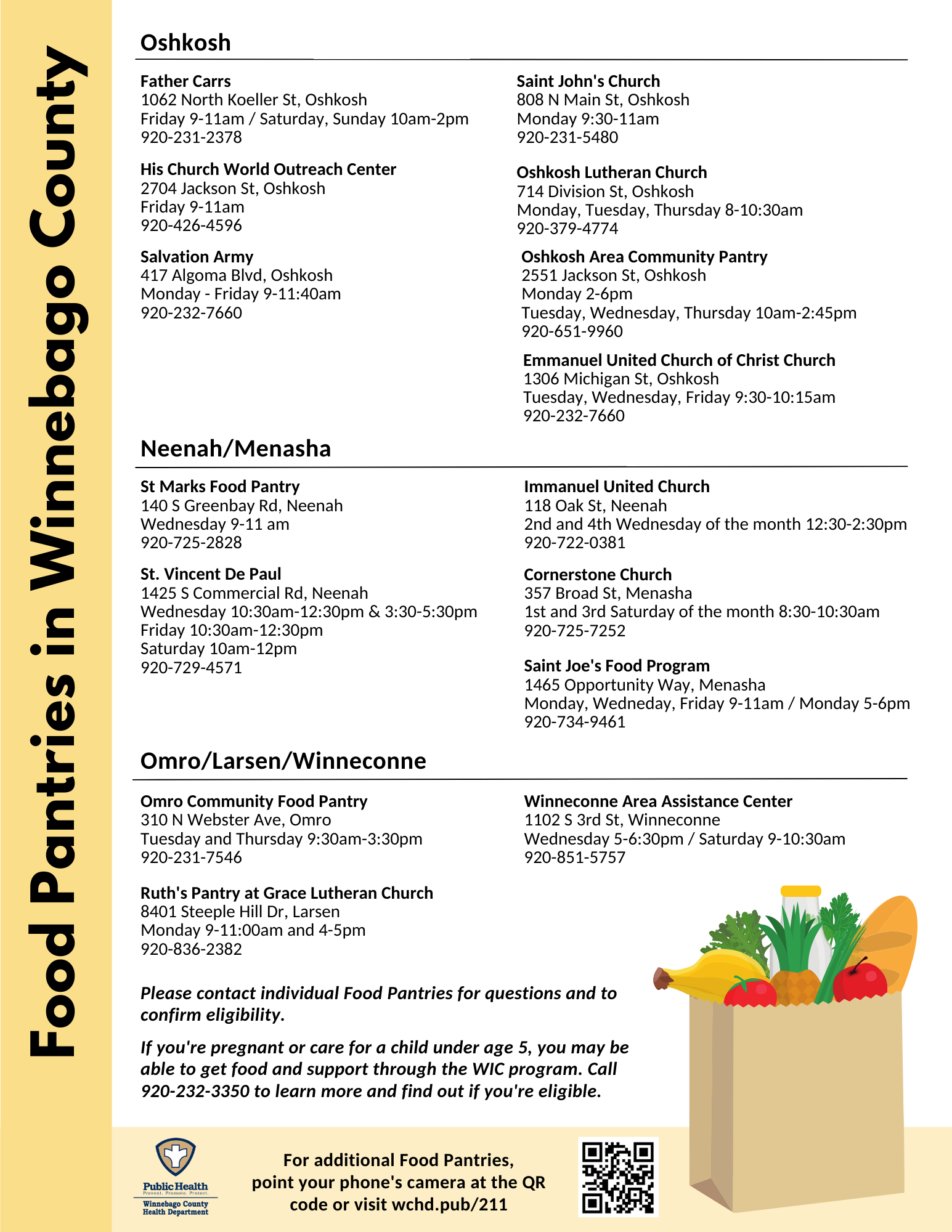 Extra FoodShare Benefits Information and Resources Winnebago County